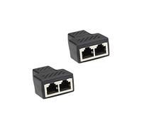 FONDOTIN 2piezas Adaptador De Duradero Conector Divisor Unidades Fácil De Usar Color Hogar