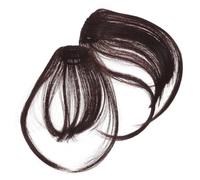 FONDOTIN 2piezas Flequillo Falso de Clip de Extensiones de Cabello para Mujer Flequillo Postizo Natural para Niñas Accesorios Cabello