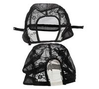 FONDOTIN 2piezas Gorro De Peluca Forma Redondeca De Encaje Elástica Pack De Gorros De Malla Para Pelucas Adecuado Para Mujeres Que Usan u Part Wig