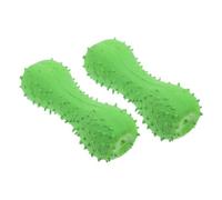 FONDOTIN 2piezas Juguetes Masticables para Perros De TPR Juguetes Interactivos Forma De Hueso De Dibujos Animados Resistentes Mordeduras Limpian Los Dientes para Cachorros Pequeños