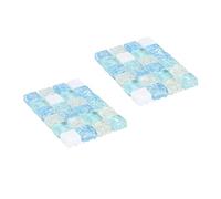 FONDOTIN 2piezas Placa Refrigerante para Mascotas Verano Cama Ajustada para Hámster Conejo y Cobaya Lecho Transpirable y Seguro para Jaula Pequeña