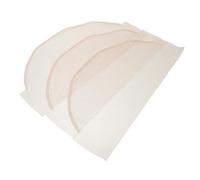 FONDOTIN 3 Piezas Gorra de Encaje para Pelucas Malla Transparente para Reparación y Fabricación de Pelucas Material Transpirable y Fino y Prótesis Capilares