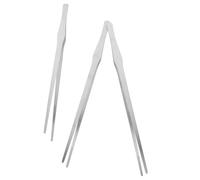 FONDOTIN 3 Piezas Pinzas para Reptiles de Acero Inoxidable Diseño Ligero y Ergonómico Pinzas Largas de Precisión para Alimentación de Peces Serpientes y Cuidado de Terrarios y Acuarios