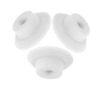 FONDOTIN 3 Piezas Tapón De Drenaje del Congelador Accesorios para El Refrigerador Enchufe De Goma Tapón De Drenaje del Refrigerador Enchufes De Goma Caucho Blanco