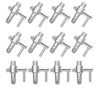 FONDOTIN 30 Piezas Conjunto Conectores para Bomba de Aire de Inoxidable Válvula con Palanca para Control de Flujo Compatible con Tubo para Peceras y Estanques