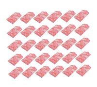 FONDOTIN 30 Piezas Sobres Rojos Plegables para Celebración de Año Bolsas de Dinero para Fiestas con Diseño Floral Japonés Paquete de Unidades para Regalos y