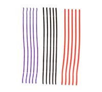FONDOTIN 300 Piezas Varillas de Felpa para Flexibles y Moldeables Colores Naranja Negro Material Suave para Manualidades DIY y Educación Temprana