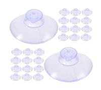 FONDOTIN 300 Piezas Ventosas Pequeñas Transparentes de Plástico para Mesa de Vidrio 20 Mm, 300 Unidades, Antideslizantes, Reutilizables Ganchos, Ideales para Decoración de Ventanas y