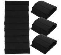 FONDOTIN 4 Divisores para Bolsa de Cámara Negros Revestimiento Enrollable Insertos Protectores a Prueba de Golpes para Almacenamiento y Organización de Lentes Ideales para Fotografía de