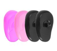 FONDOTIN 4 Protectores Auditivos para Teñir el Cabello para de Silicona Cubiertas Oídos, Protección en Salón y Viajes