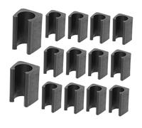 FONDOTIN 40 Piezas Unidades Protectores Antideslizantes Rectangulares para Patas de Silla Fundas Duraderas para Muebles Clips Resistentes para Patas para Sillas de Comedor Oficina y Bar