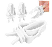 FONDOTIN 4piezas Clips para Alimento Jaula De Aves Sujetadores De Comida Accesorios para Jaulas De Periquitos y Fáciles De Instalar y Resistentes