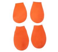 FONDOTIN 4piezas Zapatos Impermeables para Mascotas Antideslizantes De Goma para Exteriores Duraderos para Perros y Gatos De s