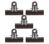 FONDOTIN 5 Piezas Clips Bulldog Vintage de Abrazaderas de Hierro Resistentes para Fotos Papeles y Notas Pinzas Decorativas Retro para Oficina y Hogar