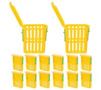 FONDOTIN 50 Jaulas para Reina de Colmena de Plástico Resistente Ventilación Única para Cría y Transporte de Abejas, Suministros para Apicultura Profesional y Aficionada