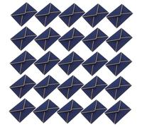 FONDOTIN 50 Piezas Sobres V Flap Papel Grueso con Borde Dorado para Invitaciones Boda Shower Graduación