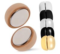 FONDOTIN 6 pares Magnetismo Elegante Broches para Ropa con Cierres Magnéticos Redondos para Prendas y Accesorios Duraderos y Fáciles de Usar para Hijab y Bolsos