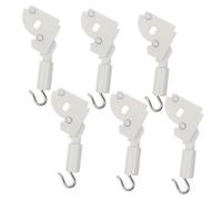 FONDOTIN 6 Piezas Ganchos para Varilla de Inclinación Mecanismo para Persianas Horizontales Repuesto Práctico y Resistente para Persianas de Ventana Control Fácil y Duradero