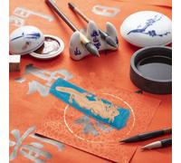 FONDOTIN 7 piezas Barras de Tinta de Caligrafía Tradicional Chinas para Dibujo Escritura de Bloques de Tinta Coloridos con Bordes Suaves y Base Plana para Uso Duradero y Fácil