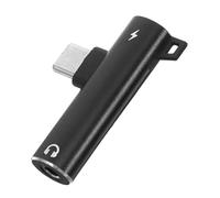 FONDOTIN Adaptador de Audio Usb-c Metálico Convertidor Digital Compacto Sonido Ligero para Auriculares y Dispositivos con Puerto Type-c Fácil de Usar y Transportar