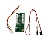 FONDOTIN Adaptador de Tarjeta de Alimentación Síncrona Múltiple para Pc, Diseño Compacto Sincronización de Arranque Dual, Compatible Fuentes ATX, Adecuado y Computación Avanzada