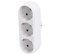 FONDOTIN Adaptador de Triple Ignífugo y Resistente con EU Panel para Instalación Casa