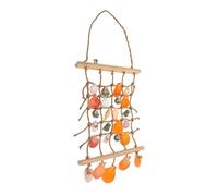 FONDOTIN Adorno Colgante De Macramé De Estilo Marino Decoración Náutica Conchas Naturales Para Interiores Para Espacios De Oficina y Hogar