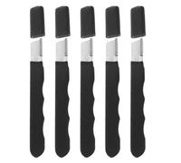 FONDOTIN Afilador Portátil de Herramientas de Jardín 5 Piezas Piedra de Afilar para Cuchillos Tijeras de Podar y Motosierra Compacto y Resistente para Uso Doméstico y Jardín