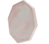 FONDOTIN Almohadilla de Cerámica para Sello de Cera Resistente al Calor Soporte Octogonal Rosa para Sellado de Lacre Posavasos Versátil para Manualidades y Artesanía