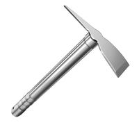 FONDOTIN Azada de Jardín Pequeña de Acero Inoxidable 39 CM Herramienta Doméstica para Cultivo y Deshierbe Punta Resistente para Tierra y Flores Adecuado para Huerto y Jardinería