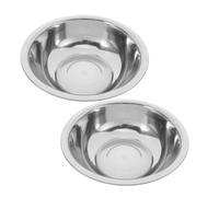 FONDOTIN Bañera para Remojar los Pies Lavabo Redondo Moderno de Acero Inoxidable 2 Piezas Estructura Estable y Fácil de Limpiar para Uso en Lavandería y Cuidado Personal