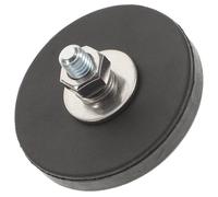 FONDOTIN Base Magnética para Lámpara Imán Recubierto de Goma Soporte Magnético Fuerte para Montaje de Focos de Techo Compatible Cámaras y Luces LED Adecuado para Uso Doméstico y