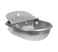 FONDOTIN Bebedero Automático De Acero Inoxidable con Válvula Flotante para Ganado Ovejas y Perros Suministro De Agua para Granjas y Pastores