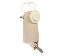 FONDOTIN Bebedero Automático para Mascotas con Dispensador Antigoteo Botella Colgante para Conejo Hámster Cobaya Perro y Gato Fácil Limpieza y Recarga Color Beige