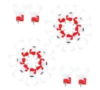 FONDOTIN Bebedero De Pezones para Pollos 20 Piezas 6 Mm Boquilla Metálica Acero Inoxidable Suministros Agrícolas para Gallineros y Avicultura Sistema Antigoteo y Resistente