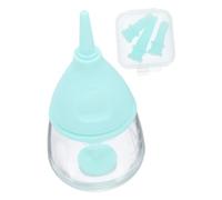 FONDOTIN Biberón para Mascotas Pequeñas de Kit para Lactancia de Cachorros y Gatitos Azul Botella Reutilizable Fácil de Limpiar para Alimentación de Leche Maternizada