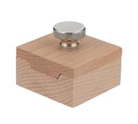 FONDOTIN Bloque Lijado Madera Natural para Papel Lija Herramienta Pulido Manual y Fácil Uso para Artesanía y Cuero