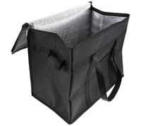 FONDOTIN Bolsa Isotérmica Grande con Aislamiento Térmico Bolsillo Frontal Fondo Estable y Portátil para Compras al Aire y Transporte de Alimentos Segura y Reutilizable