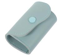 FONDOTIN Bolsa Organizadora para Brocas de Taladro de Uñas con Compartimentos Resistente y Compacta para Salones de Manicura y Uso Doméstico Color Azul Elegante