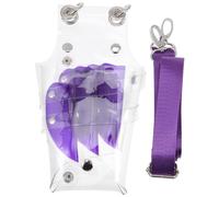 FONDOTIN Bolsa para Tijeras de Peluquería Profesional Transparente PVC Organizador Multiusos para Herramientas de Barbería con Gran Capacidad y Diseño para Salón y Personal