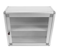 FONDOTIN Botiquín de Pared Pequeño sin Cerradura Caja Organizadora para Medicamentos y Objetos Perdidos Contenedor Resistente para Emergencias en Baño Hogar y Espacios Comunitarios