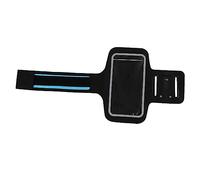 FONDOTIN Brazalete Móvil Deportivo Ajustable para Teléfono Bolsa Ligera y Resistente para Correr Gimnasio Hombre y Mujer Negro