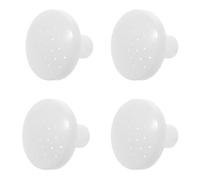 FONDOTIN Cabezal de Rociador para Botellas de Spray 24 Mm Rosca Interior, Accesorio de Regadera para Jardín y Plantas de Interior, Pack 4 Unidades, Color Claro, Pulverizador de Agua