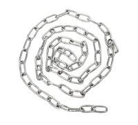 FONDOTIN Cadena de Acero Inoxidable Perros Resistente para Tracción y Uso Industrial Cadena Metálica para Mascotas y Elevación Segura