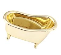 FONDOTIN Caja Organizadora de Maquillaje Forma de Bañera Creativa, Mini Contenedor de Cosméticos de Escritorio, Soporte Compacto para Baño y Oficina