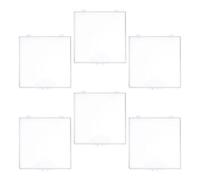 FONDOTIN Caja Pequeña Transparente para Colección de Mariposas con Tapa y Bisagra Estuche de Plástico para Exhibición y Almacenamiento de Insectos Pack de 6 Unidades Adecuado para