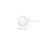 FONDOTIN Canicas de Vidrio Transparente Sólidas 16 MM 180 Unidades Cuentas Redondas para Decoración de Peceras Relleno para Jarrones y Manualidades Bolas de Vidrio Claras para Acuarios