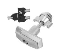 FONDOTIN Cerradura T Forma de T Resistente para Máquina Vending Cilindro de Alta Seguridad con Llaves Compatible con Dispensadores Automáticos de Agua y Unidades de Autoservicio Fácil