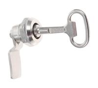 FONDOTIN Cerradura Tubular para Armarios Llave Cuadrada Segura y Duradera para Buzones y Cajas Fácil Instalación para Protección de y Objetos Pequeños