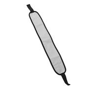 FONDOTIN Cinturón Reposapiés Ajustable para Silla de Ruedas, Soporte Ancho Almohadilla de Protección Gris, Correa Segura para Reposapiernas, Accesorio para Personas Mayores y Discapacitadas